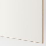 MEHAMN 4 panels for sliding door frame, white stained oak effect/white, 29 1/2x92 7/8 "