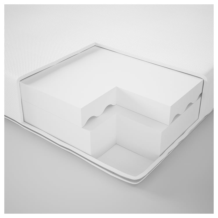 MEISTERVIK Foam mattress, firm, white IKEA