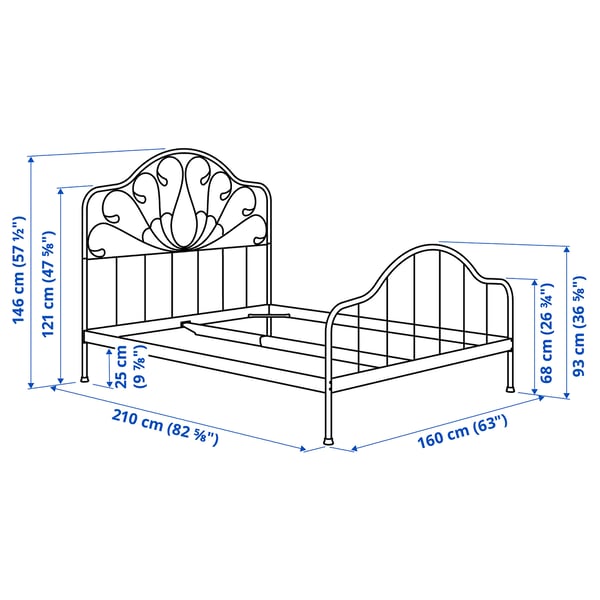 Illustration with measurements for the product: MELLGRUND.
