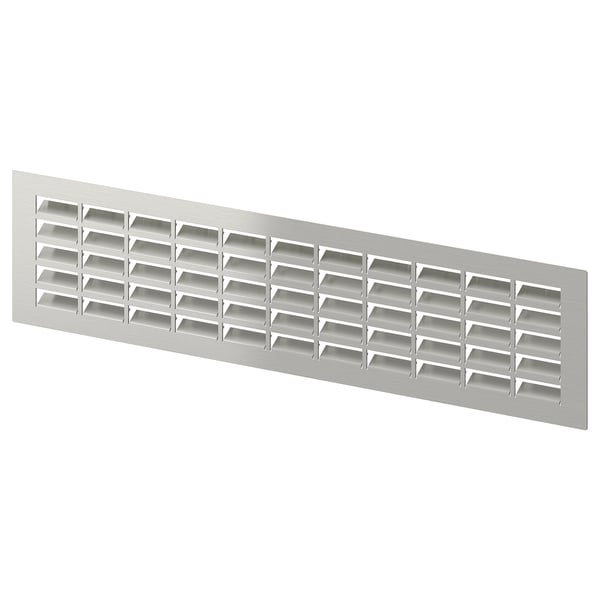 METOD Ventilation grill, stainless steel - IKEA