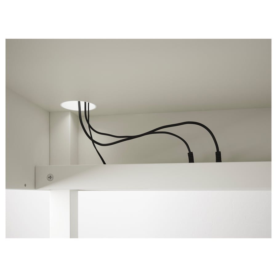 MICKE Corner workstation, white, 39 3/8x55 7/8" IKEA