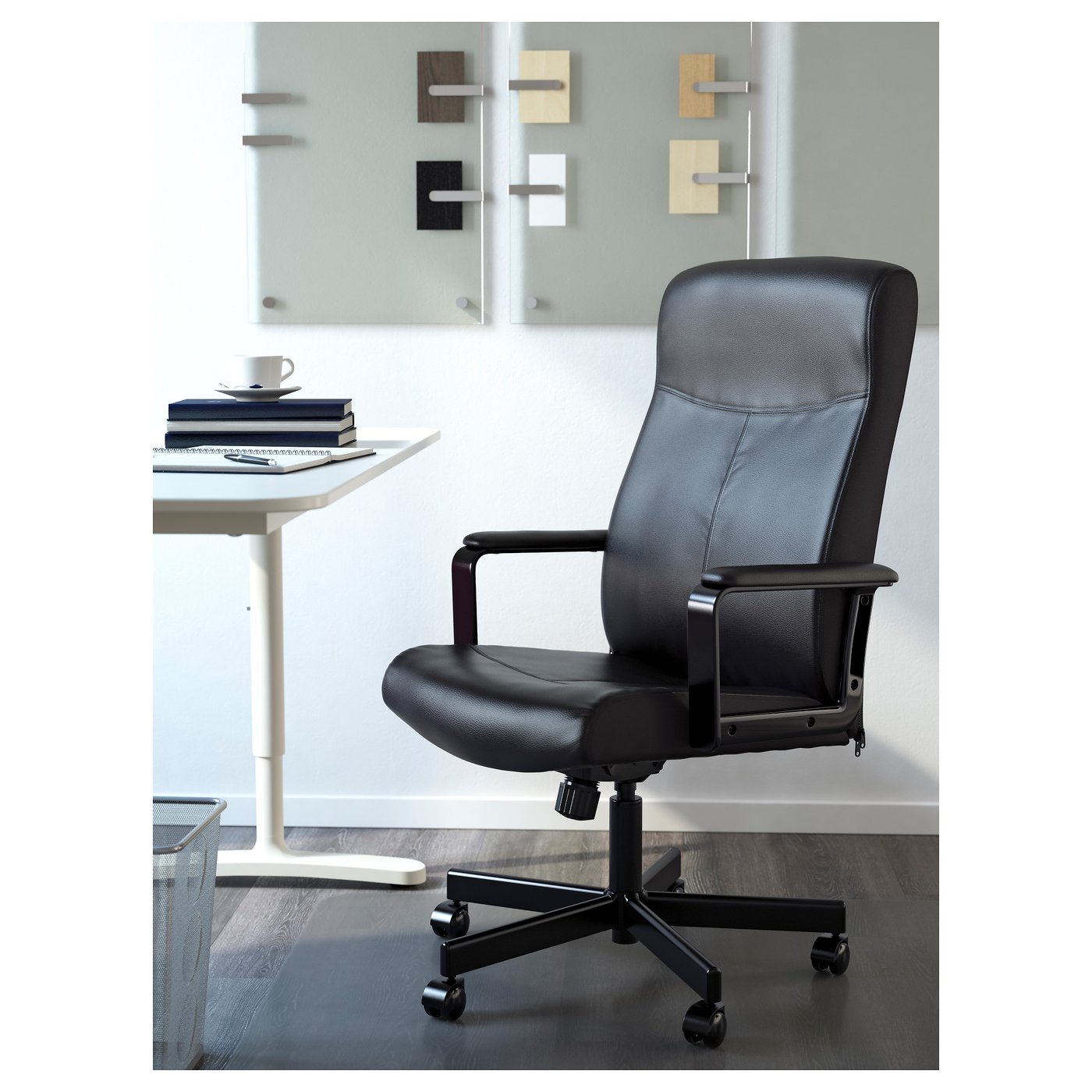 MILLBERGET Swivel chair, Bomstad black - IKEA
