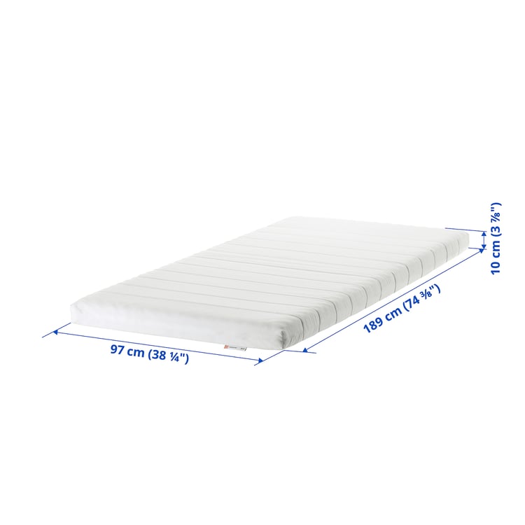 MINNESUND Foam mattress, firm, white IKEA