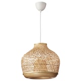 MISTERHULT Pendant lamp, bamboo/handmade, 18 "