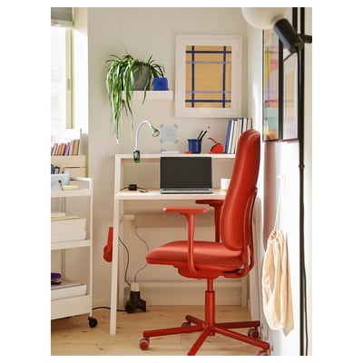 MITTPLAN Desk, white, 31 1/2x23 5/8 "