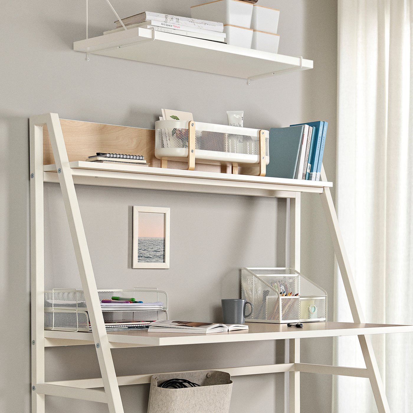IKEA ミットプランMITTPLAN ホワイトデスク　学習机 MITTPLAN desk, white, 311/2x235/8