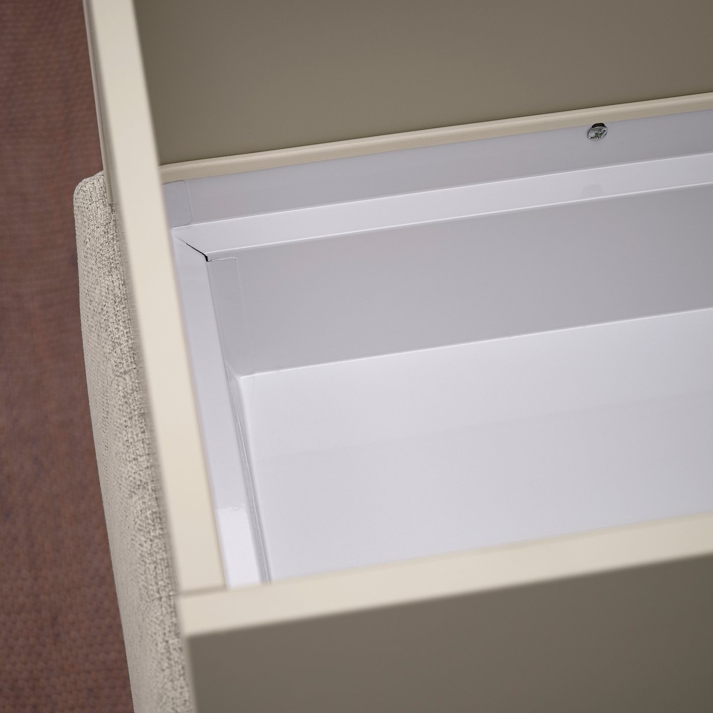 MITTZON acoustic plant box with castors, Gunnared beige, 393/8x161