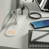 MITTZON Desk sit/stand, electric white, 47 1/4x23 5/8 "