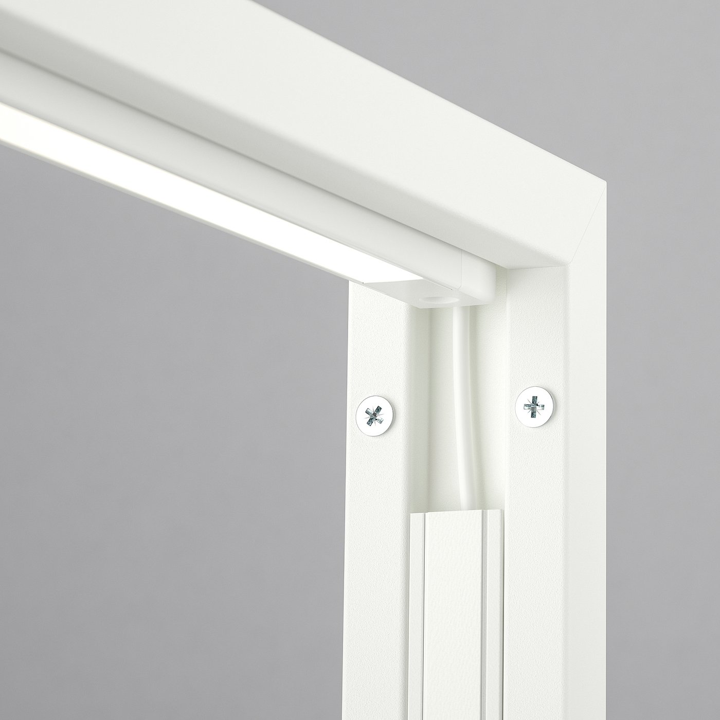 Frame with castors, white 6