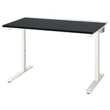 MITTZON Table top, black stained/ash veneer, 47 1/4x26 3/4 "