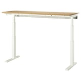 MITTZON Table top, oak veneer, 63x18 7/8 "
