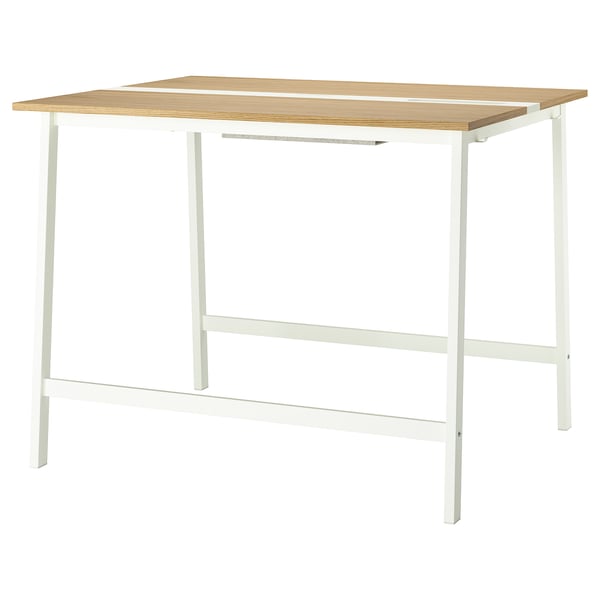 MITTZON Table top, oak veneer, 55 1/8x18 7/8 "