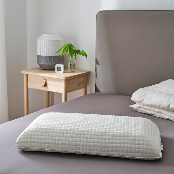 MJÖLKKLOCKA Ergonomic pillow, side/back sleeper, Queen - IKEA