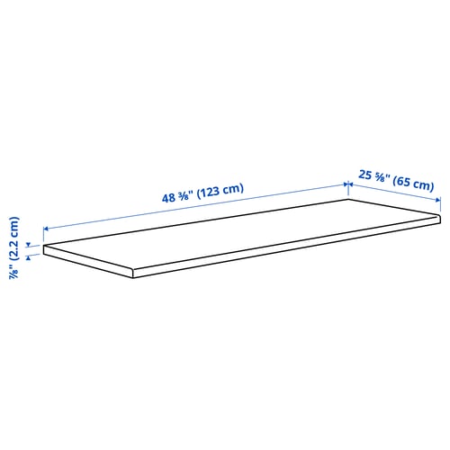 Illustration with measurements for the product: MÖCKLERYD.