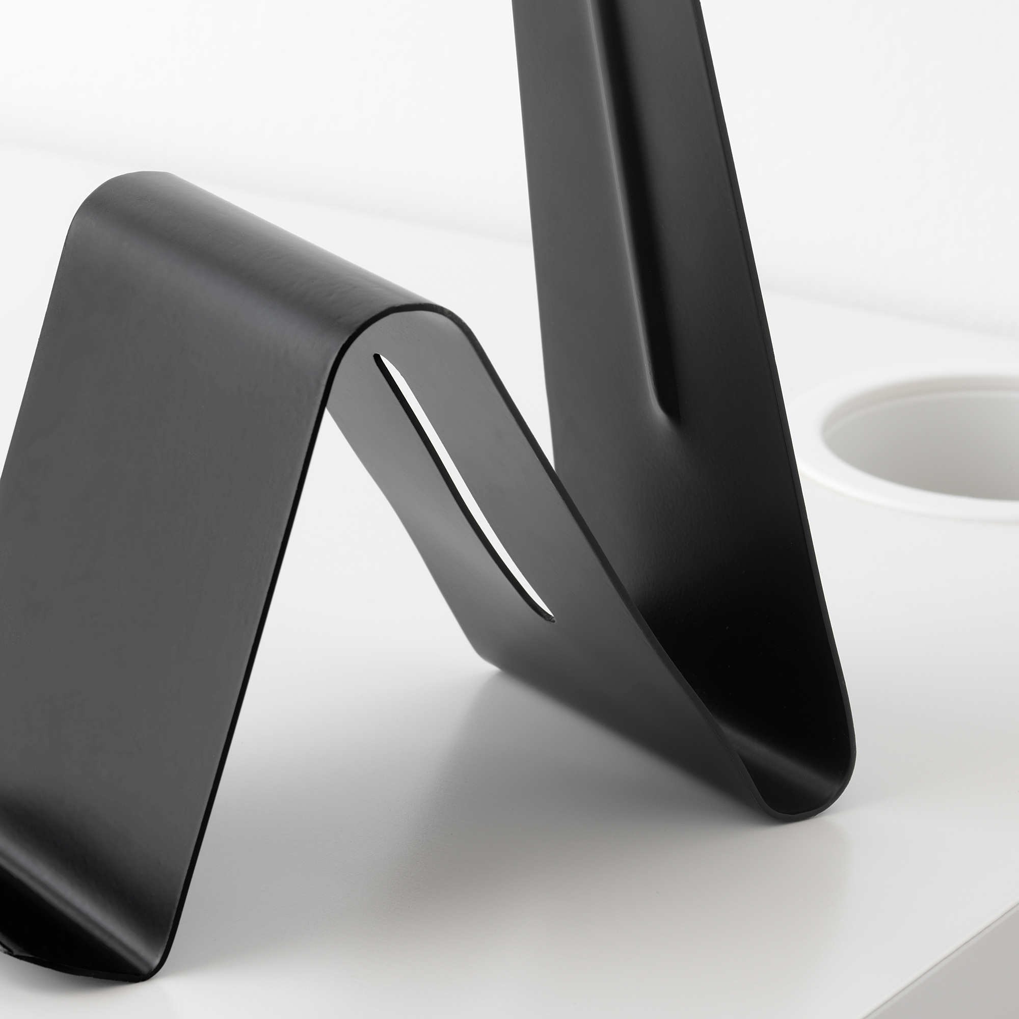MÖJLIGHET Headset and tablet stand, black IKEA