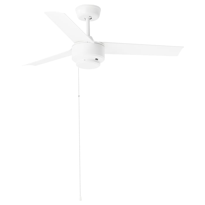 MOLNIGHET 3blade ceiling fan, plastic white IKEA