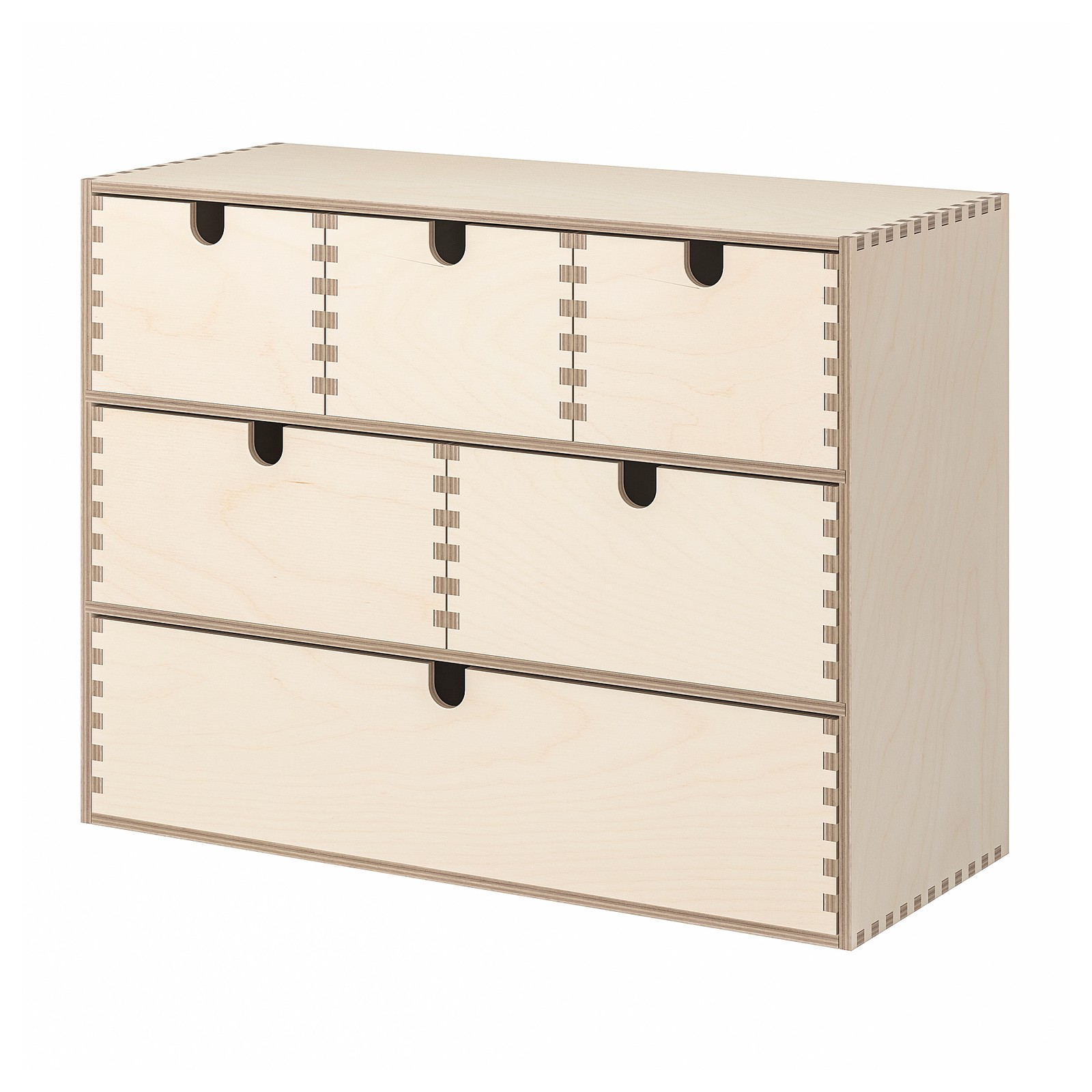 MOPPE Mini storage chest, birch plywood, 16 ½x7x12 5/8" IKEA