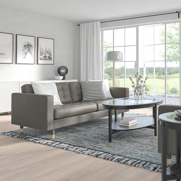 MORABO Sofa, Grann/Bomstad graygreen, Width 81 1/8" Height 31 7/8