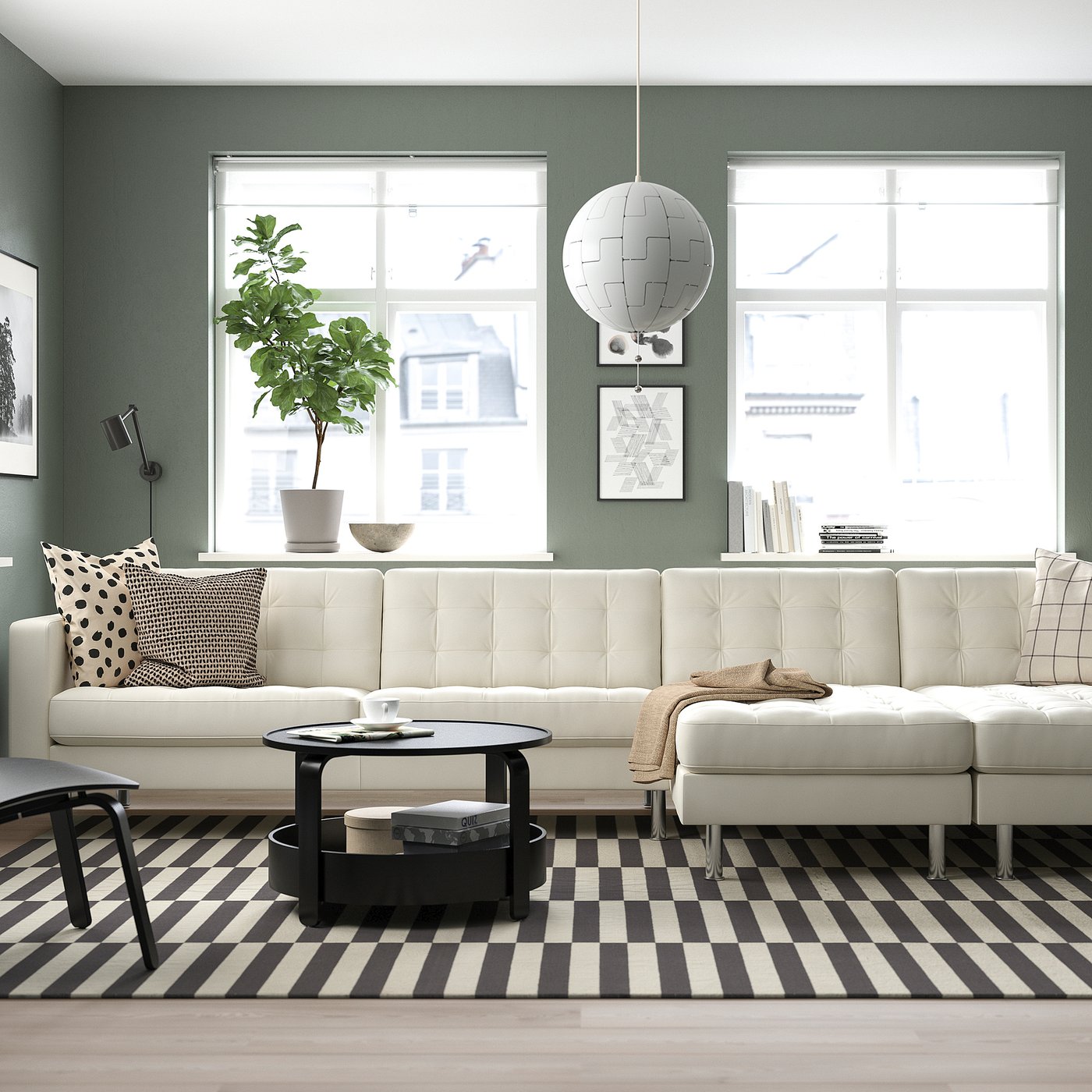 Ikea White Living Room