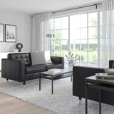 MORABO Loveseat, Grann/Bomstad black/wood