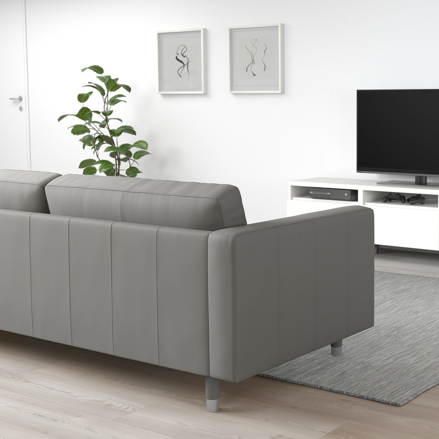 Loveseat, Grann/Bomstad gray-green/metal 4