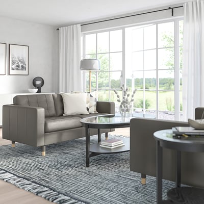 MORABO Loveseat, Grann/Bomstad gray-green/wood