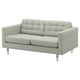 MORABO Loveseat, Gunnared light green/metal