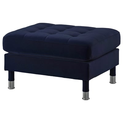 MORABO Ottoman, Djuparp dark blue/metal