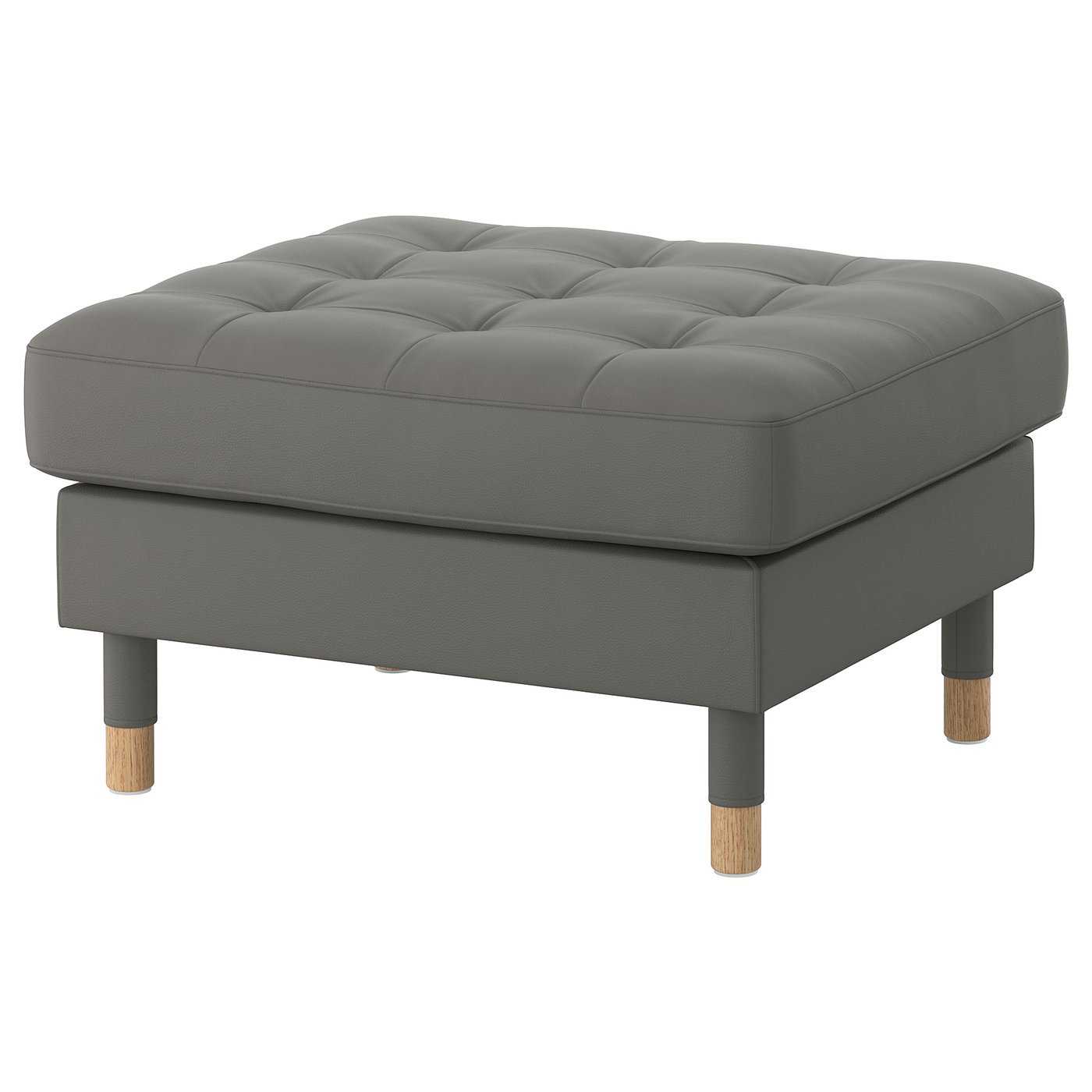 MORABO ottoman, Grann/Bomstad gray-green/wood - IKEA