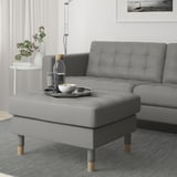 MORABO Ottoman, Grann/Bomstad gray-green/wood