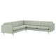 MORABO Sectional, 5-seat corner, Gunnared light green/metal