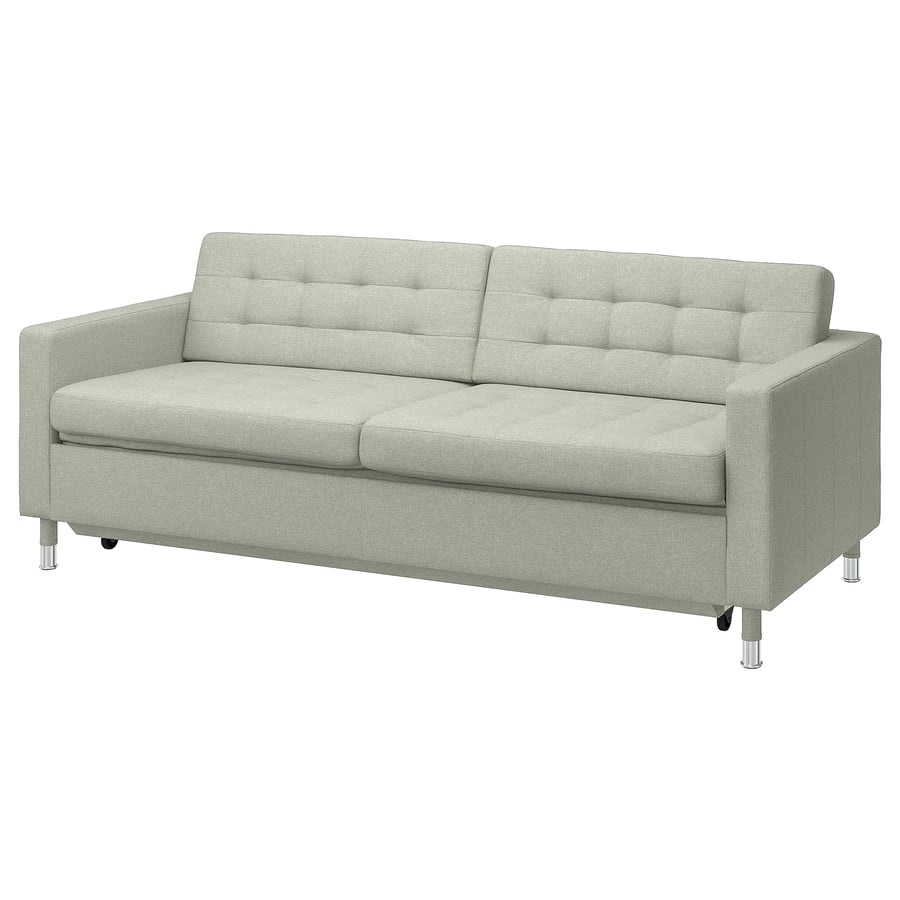 MORABO sleeper sofa, Gunnared light green/metal IKEA