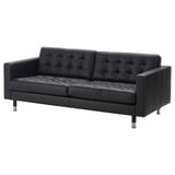 MORABO Sofa, Grann/Bomstad black/metal