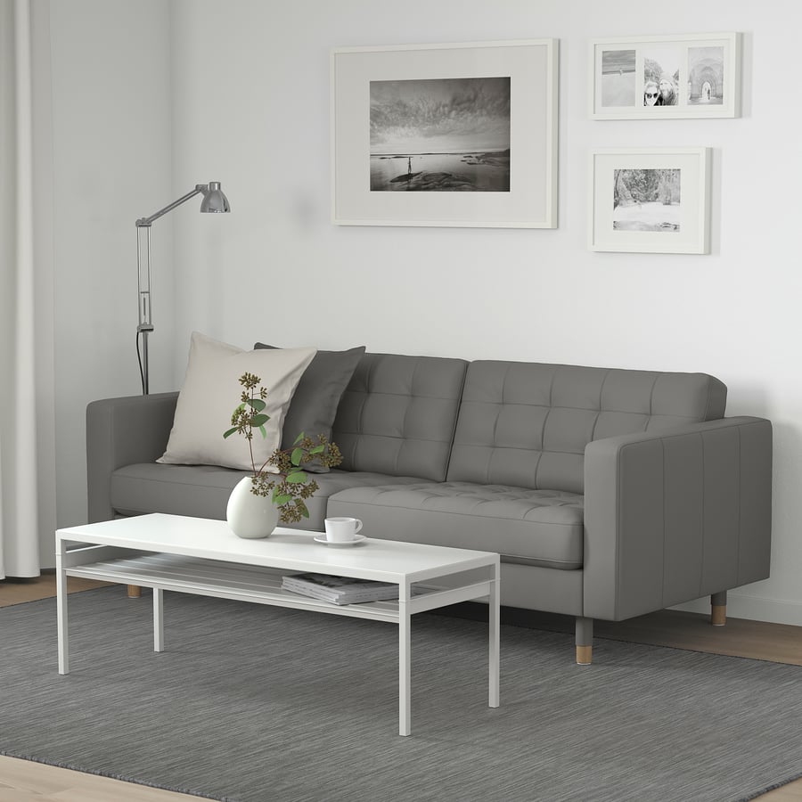 MORABO sofa, Grann/Bomstad graygreen/wood IKEA
