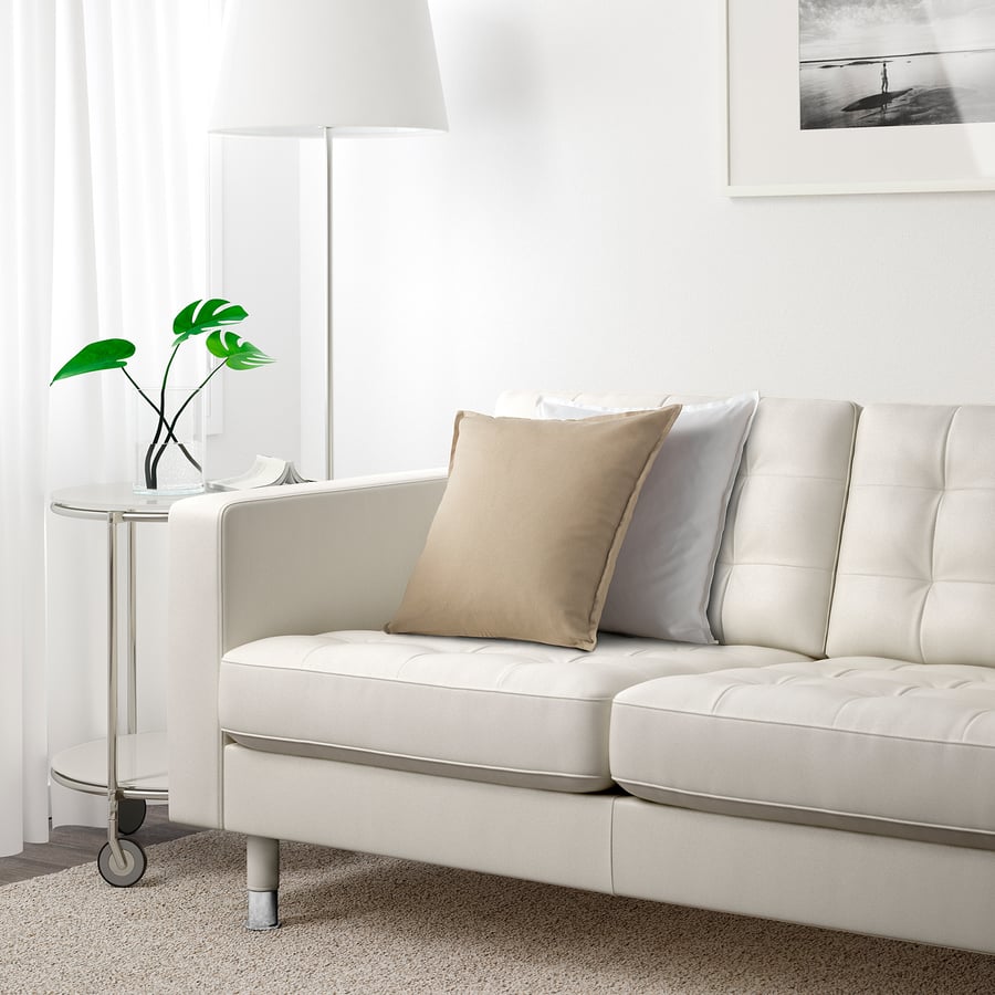MORABO Sofa, Grann/Bomstad white/metal IKEA