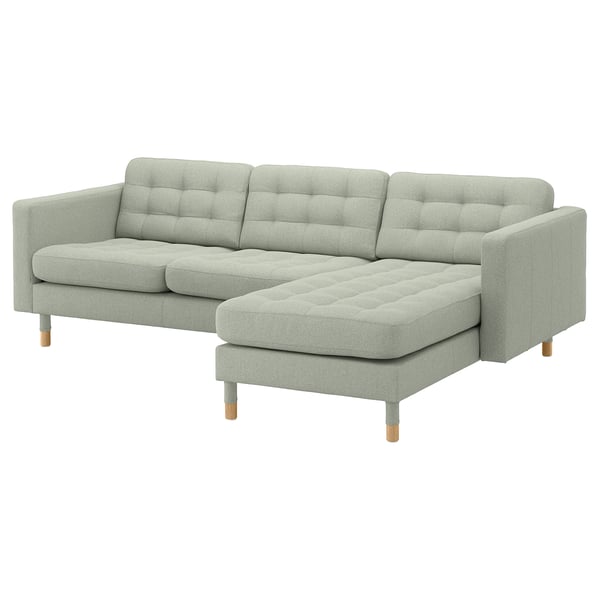 kiem cafetaria door elkaar haspelen MORABO Sofa, Gunnared light green - IKEA