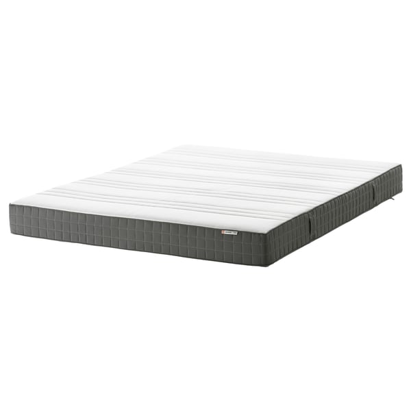 morgedal foam mattress medium firm dark gray full ikea