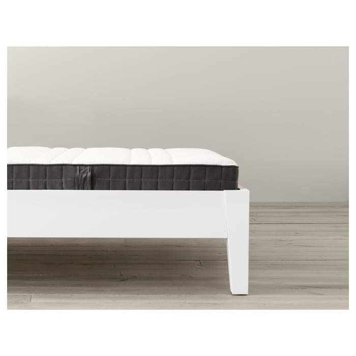 foam mattress, firm/dark gray, Twin IKEA