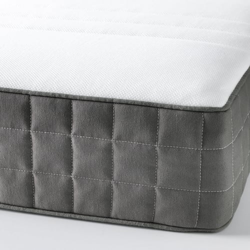 foam mattress, firm/dark gray, Twin IKEA