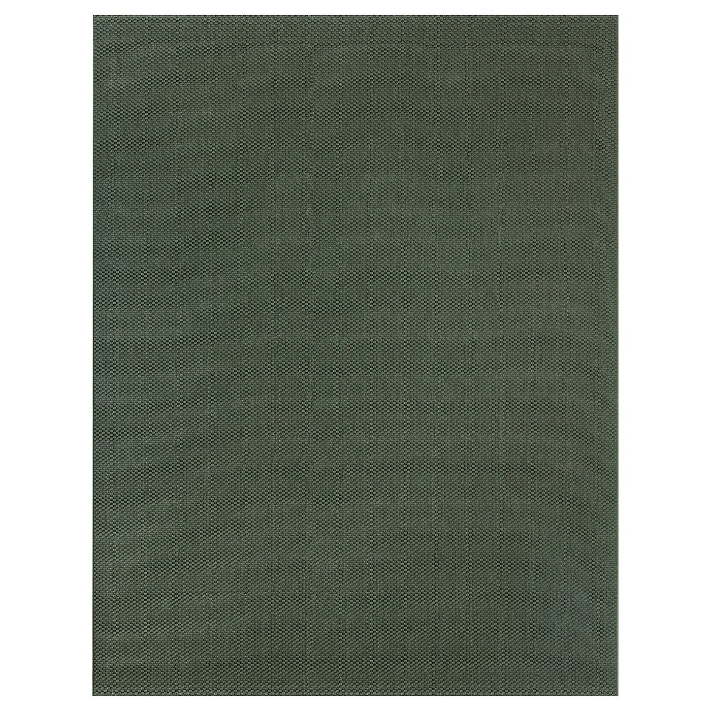 Rug Flatwoven, In/Outdoor, Dark Green
