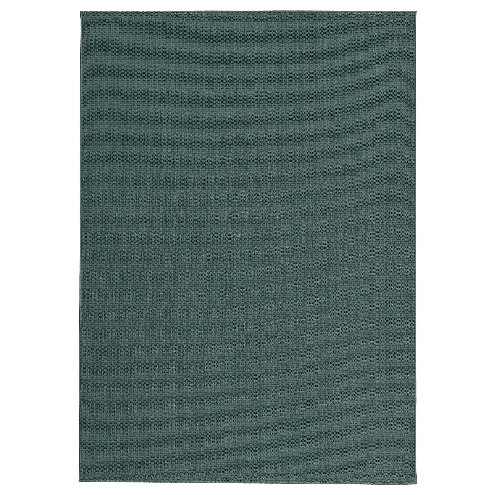 MORUM Rug flatwoven, in/outdoor, gray/turquoise, 5'3"x7'7" IKEA