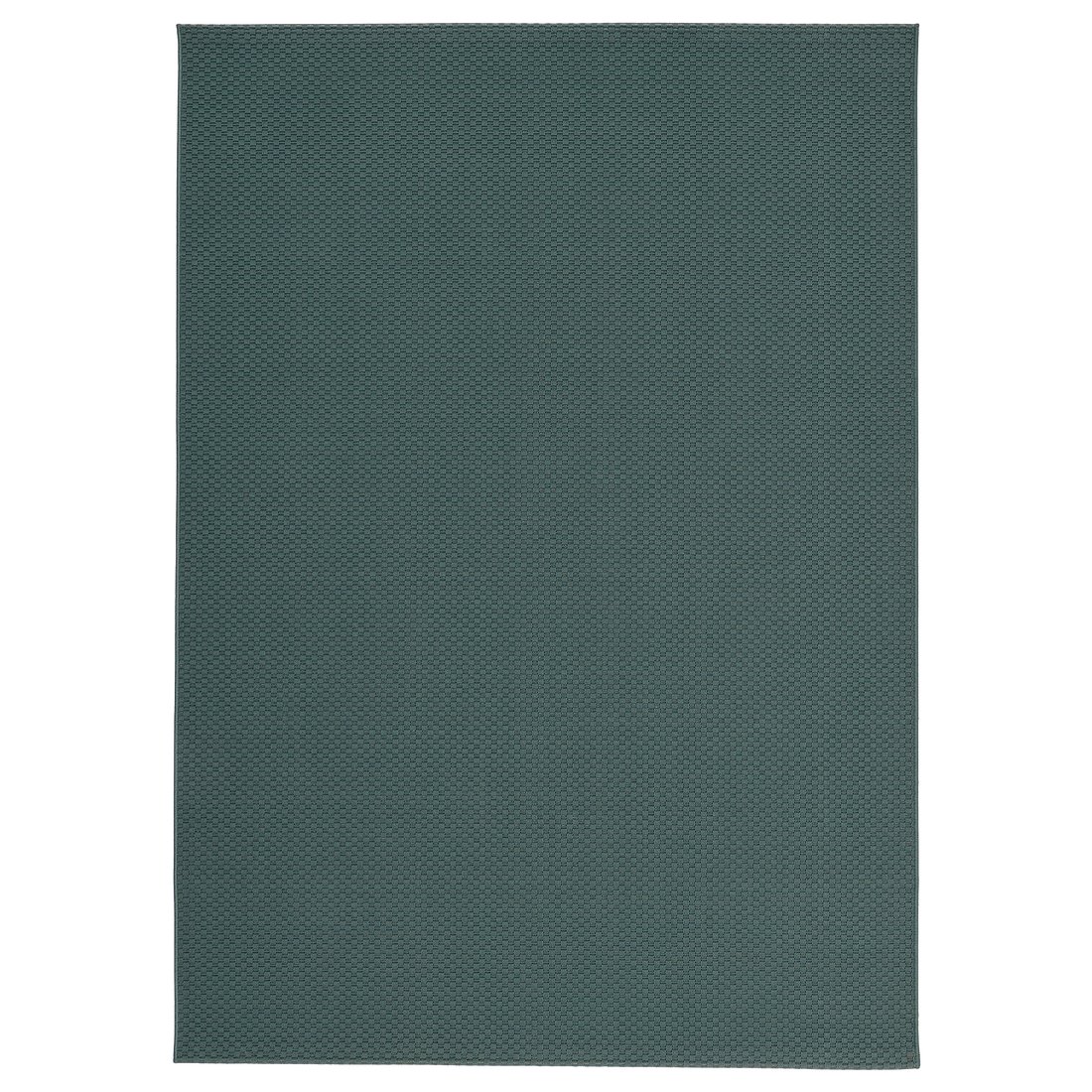 MORUM Rug flatwoven, in/outdoor, gray/turquoise, 5'3"x7'7" IKEA