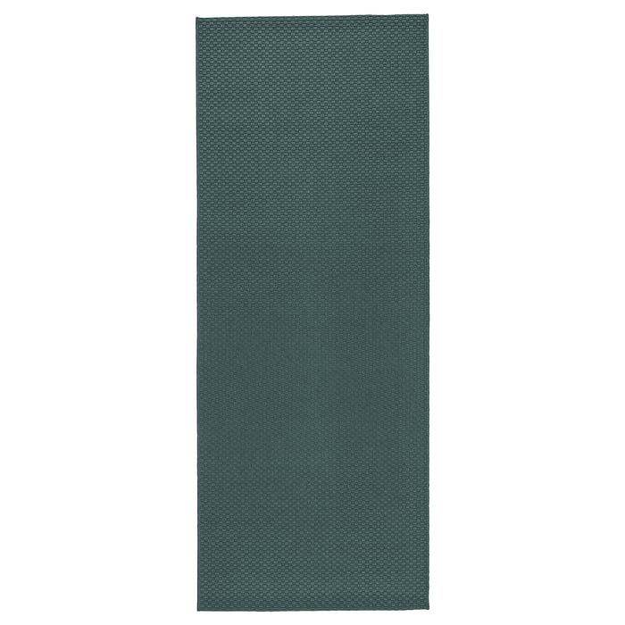 MORUM Rug flatwoven, in/outdoor, indoor/outdoor dark gray IKEA