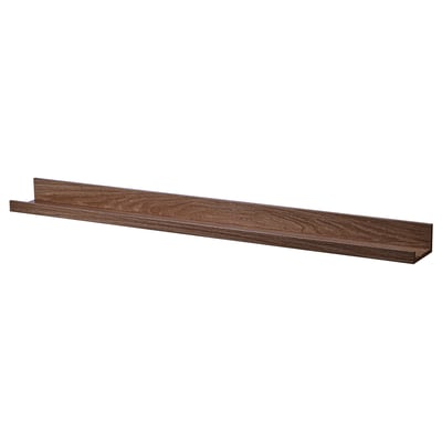 MOSSLANDA Picture ledge, walnut effect, 45 1/4 "