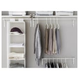 MULIG Clothes bar, white, 23 5/8-35 3/8 "