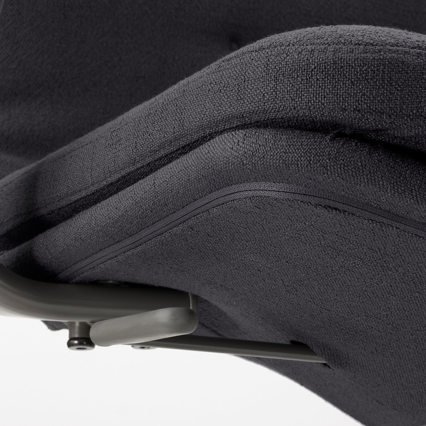 MULLFJÄLLET conference chair with casters, Naggen dark gray - IKEA