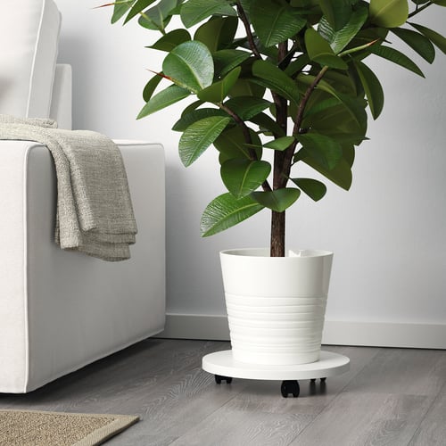 MUSKOT Plant pot, white, 7 ½" IKEA