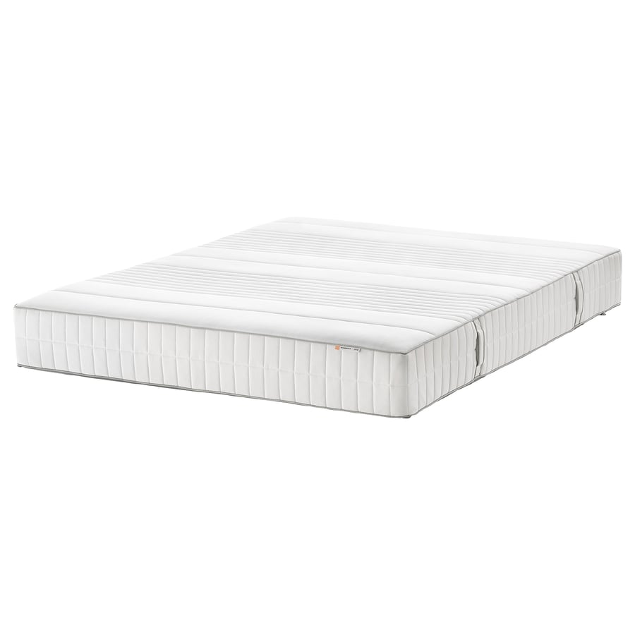 MYRBACKA foam mattress, plush/white, Queen IKEA