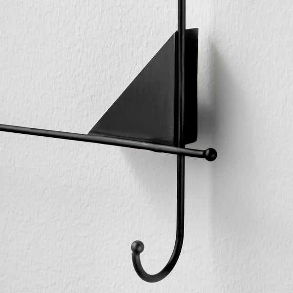 MYRHEDEN Memo board with clips, black IKEA