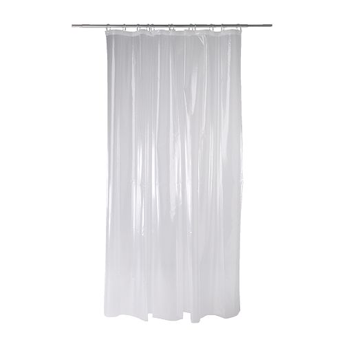 NÄCKTEN Shower curtain, clear, 71x71 "